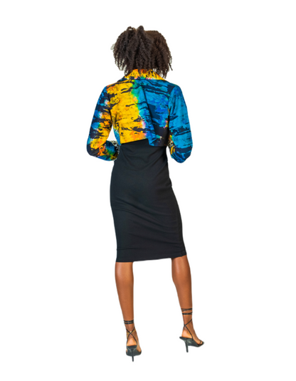 Njala Mesh Sleeves Jacket