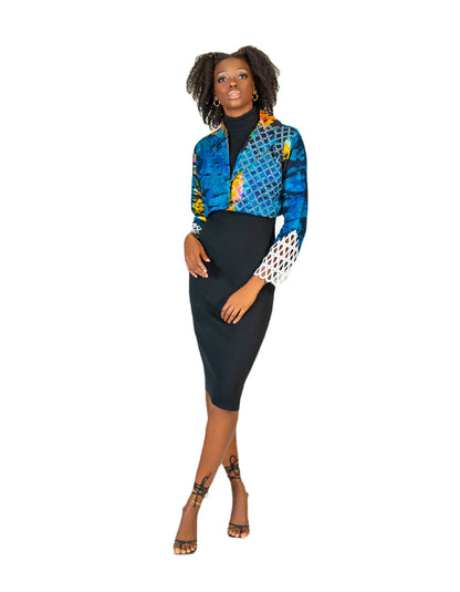 Njala Mesh Sleeves Jacket