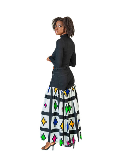 Stylish Lunsar Denim Ankara Wide Leg Pants for Effortless Chic